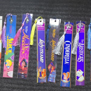 Listing 3, VHS movie bookmark, book lover gift, movie lover gift, Disney movie lover gift, vintage movie bookmark, bookclub gift image 3