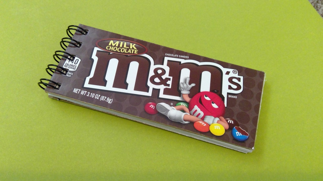 M&m's Candy Box Notebook Theatre Candy Box Junk Journal Etsy