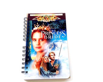 Princess Bride VHS Cover Notebook: Upcycled Movie Journal