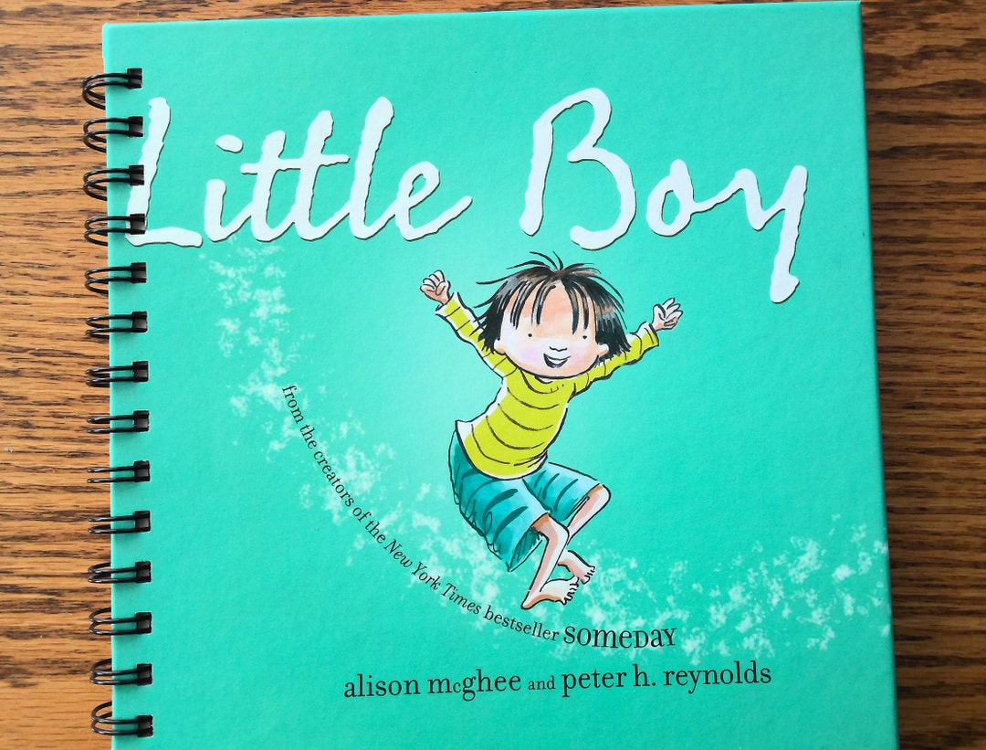 Little Boy Storybook Journal, Recycled Book Journal Etsy