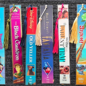 Listing 3, VHS movie bookmark, book lover gift, movie lover gift, Disney movie lover gift, vintage movie bookmark, bookclub gift image 6