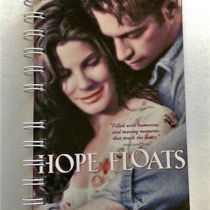 Hope Floats VHS notebook, movie notepad, notebook, movie lover gift, friendship gift, unique gift, travel journal, memory book, VHS cover