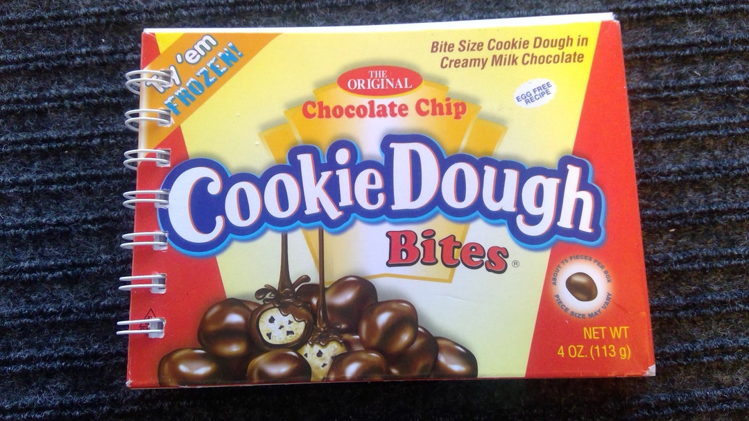 Cookie Dough Bites Candy Box Notebook Theater Candy Notebook Etsy UK
