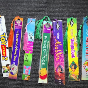 Listing 3, VHS movie bookmark, book lover gift, movie lover gift, Disney movie lover gift, vintage movie bookmark, bookclub gift image 5