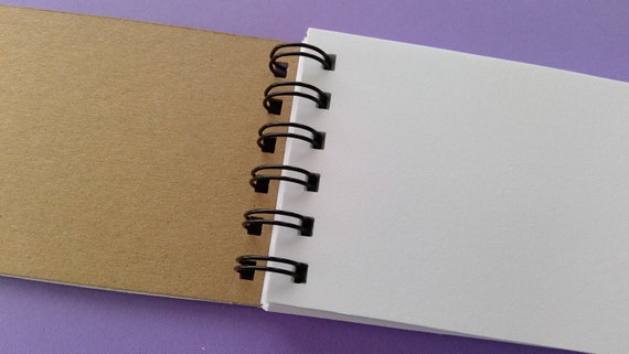 Lined Notebook Hardcover L 5colors / Spiral Notebook / Blank Scrapbook,  Journal, Diary / Journal / Idea Notebook / Sketch Book 