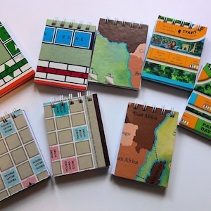 Game Board Mini Notebook | Scrabble, Risk, Sorry, Life | Upcycled Game Board Gift | Gamer Favor | Birthday Party Gift Idea | Party Favor