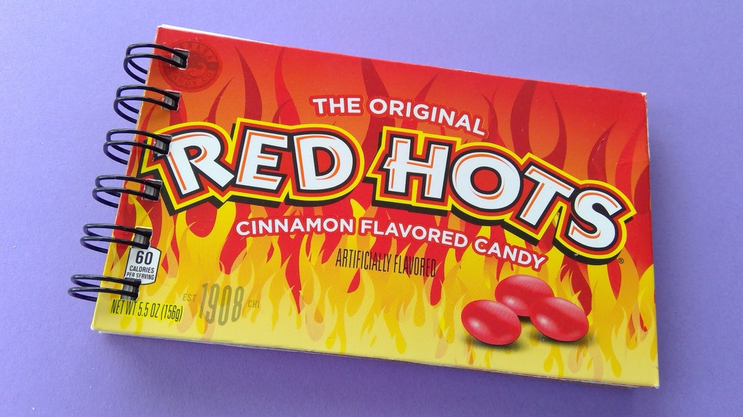 Red Hots Candy Box Notebook Junk Journal Etsy