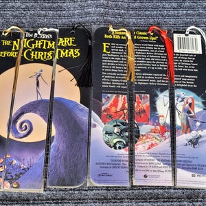 Repurposed VHS Cover Bookmarks: Movie Lover Gift Set
