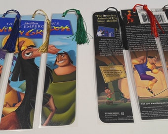 Listing #4 VHS movie bookmark sets, 6 bookmarks, book lover gift, movie lover gift, Disney gift, movie bookmark, book club gift, unique gift