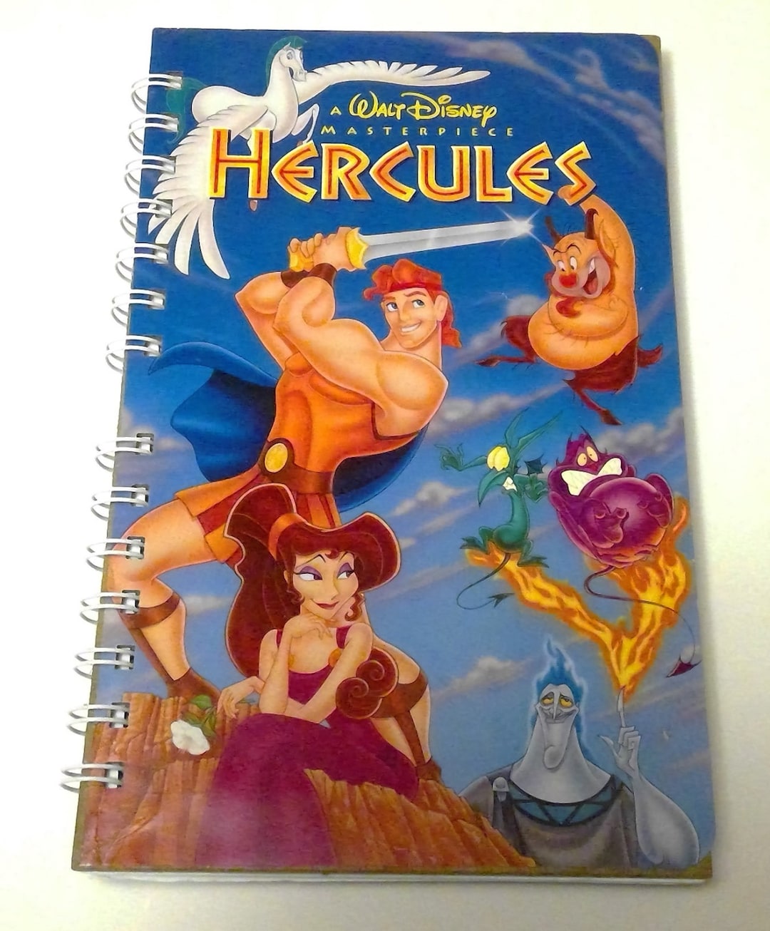 Hercules VHS Movie Cover Notebook, Disney Junk Journal - Etsy