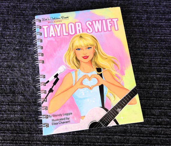 Upcycled Taylor Swift Book Journal: Handmade Travel Diary for