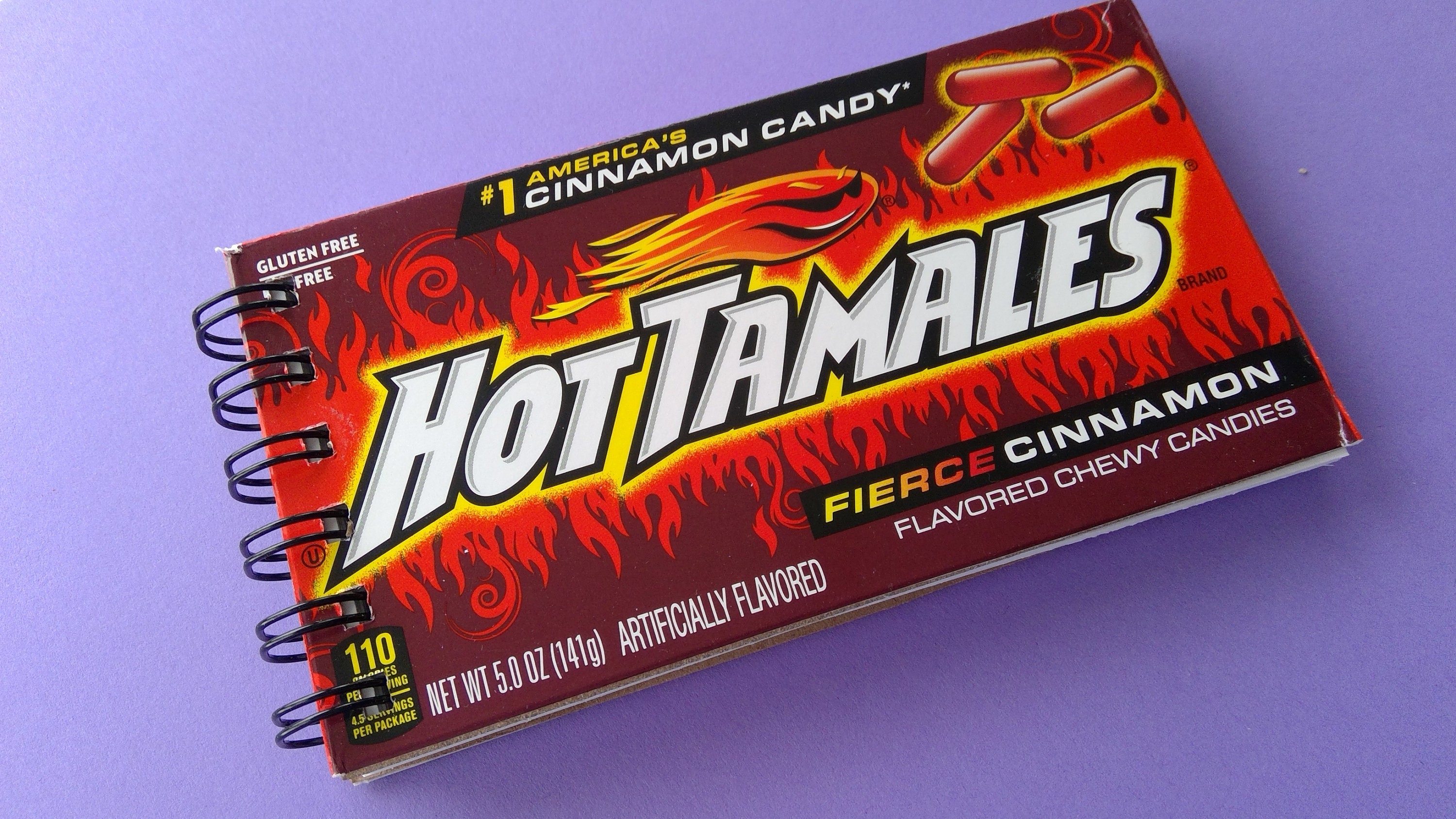 Hot Tamales Candy Box Notebook Etsy