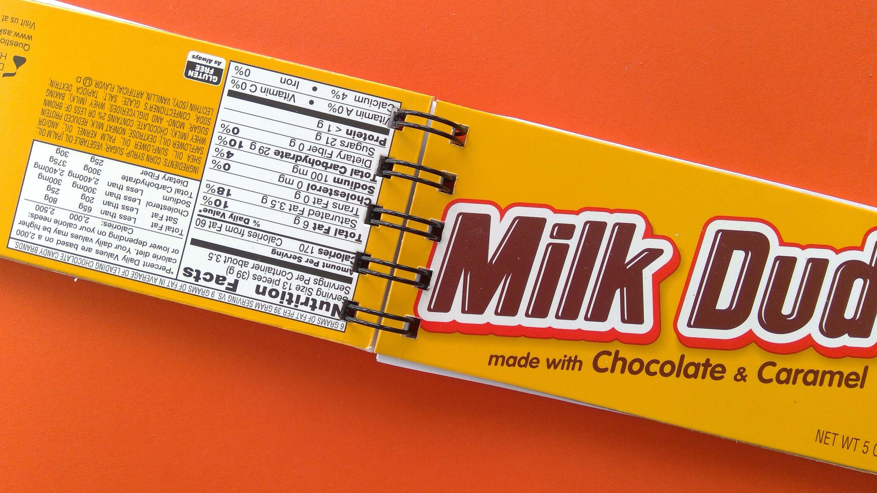 Milk Duds Candy Box Notebook Etsy