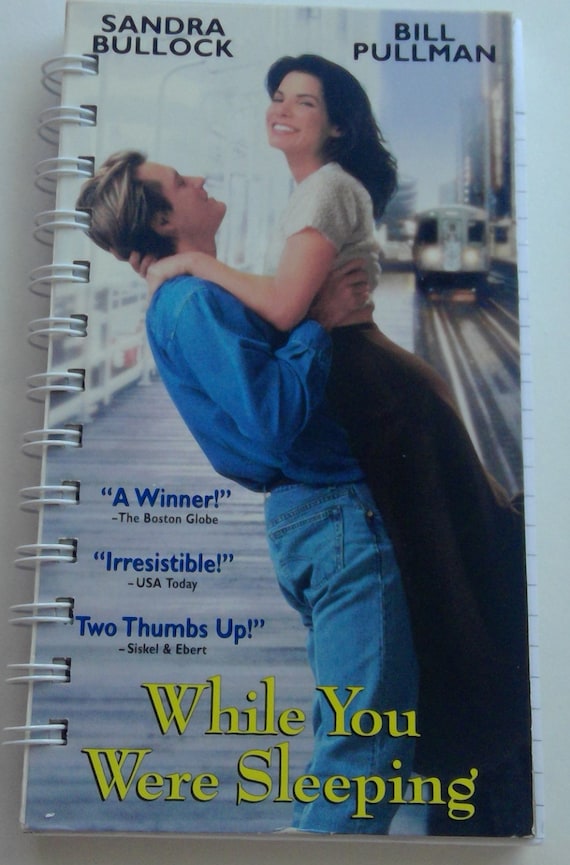 While You Were Sleeping VHS Cover Notebook: Retro Movie Notepad