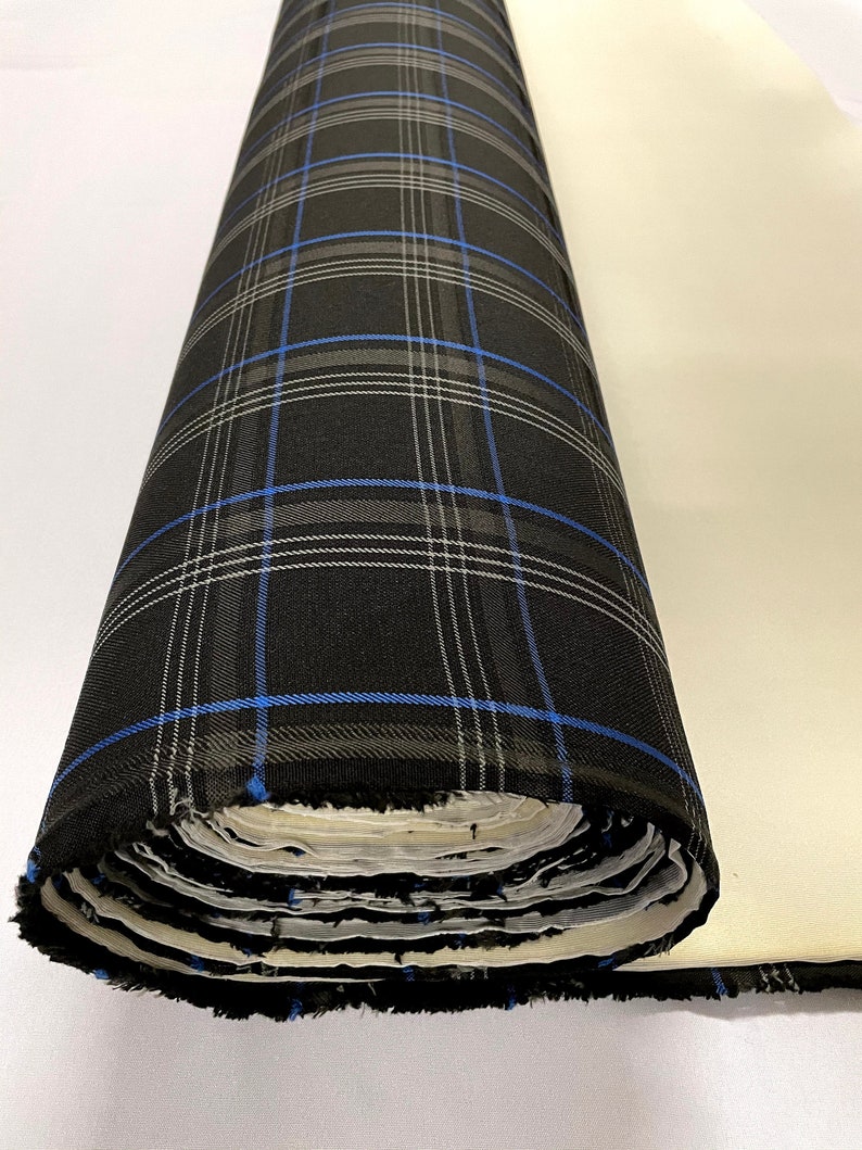 VW Golf compatible plaid auto upholstery fabricby the yard Etsy