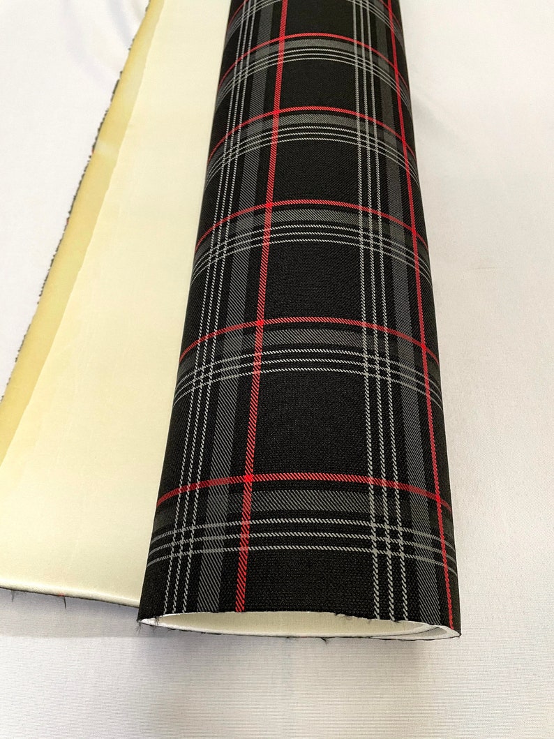 GTI Style Auto Upholstery Plaid Fabricby the Yard Etsy