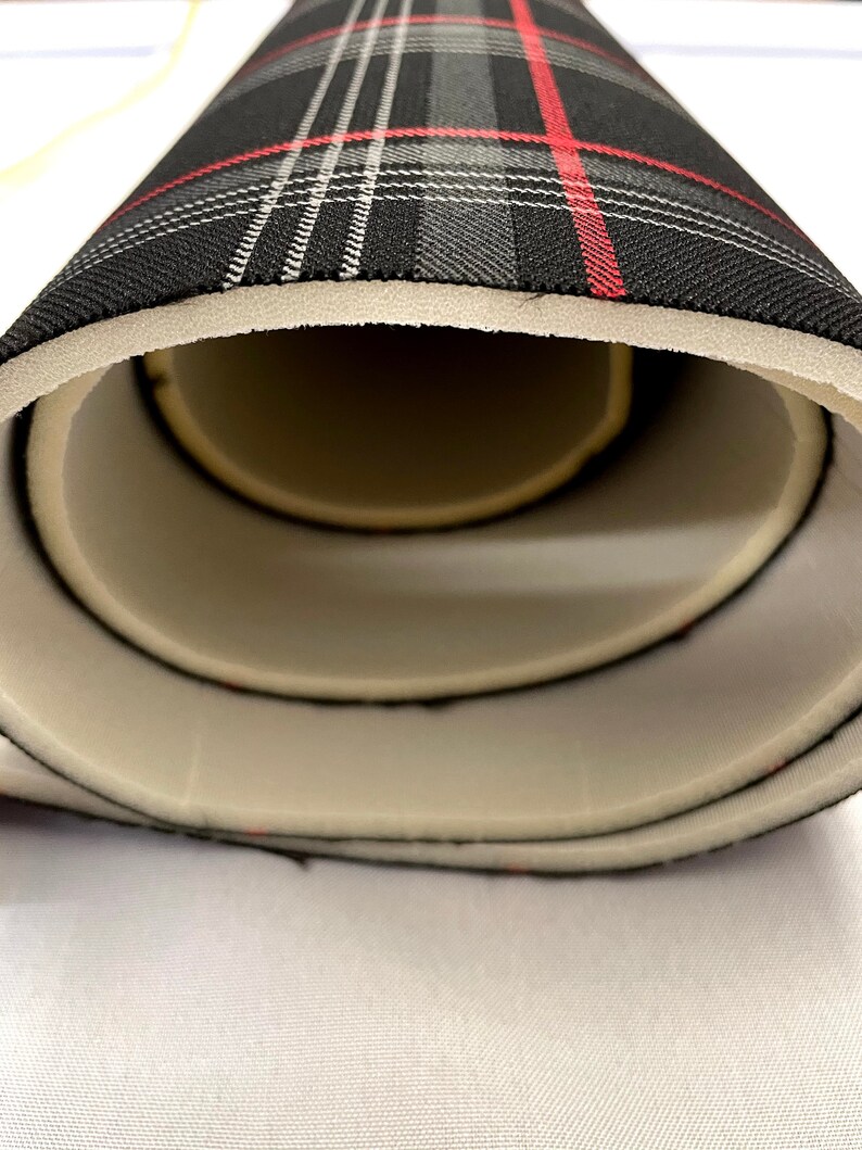 VW Golf compatible plaid auto upholstery fabricby the yard Etsy