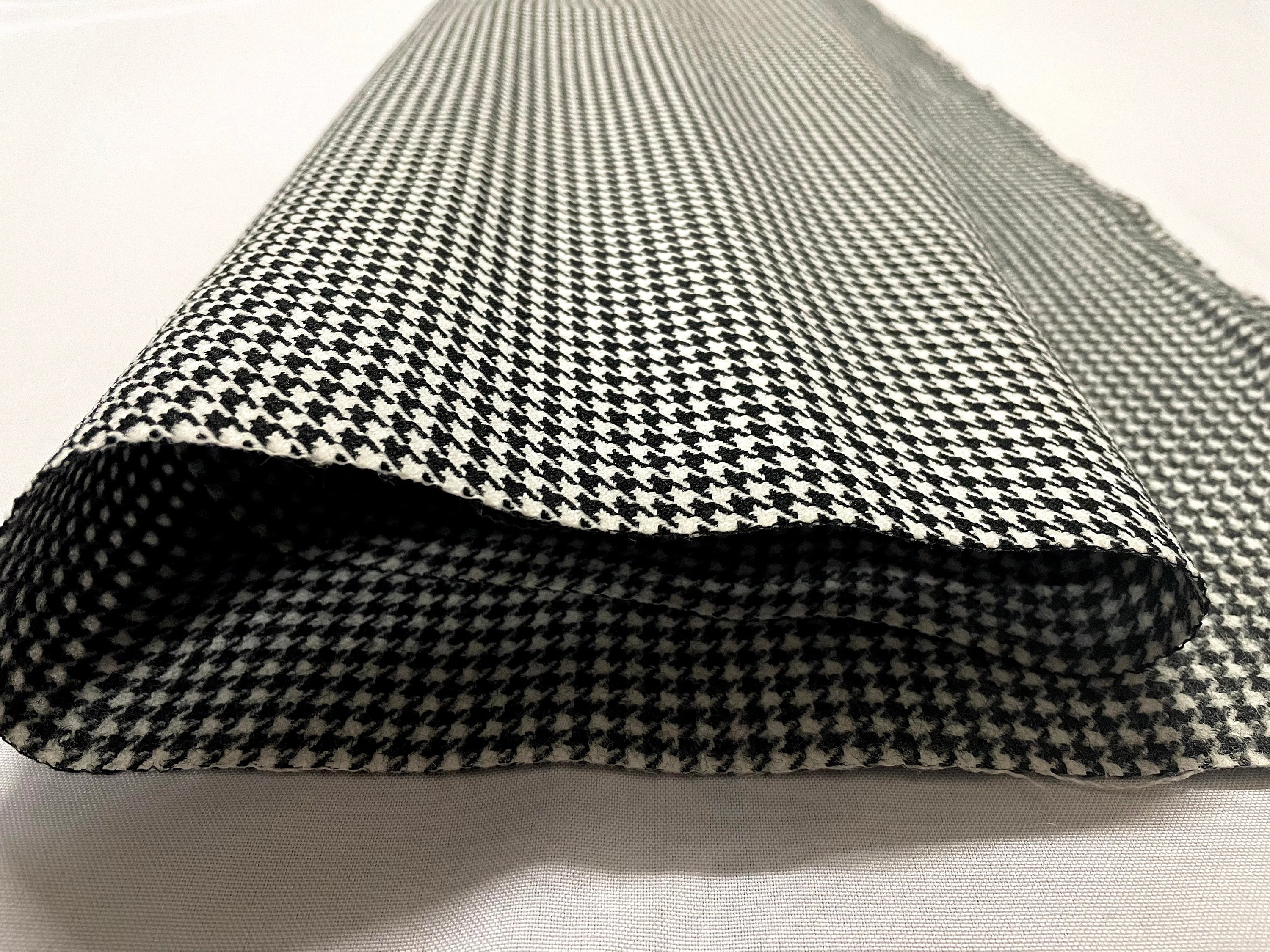 Houndstooth Pattern Auto Upholstery Fabricby the Yard Etsy