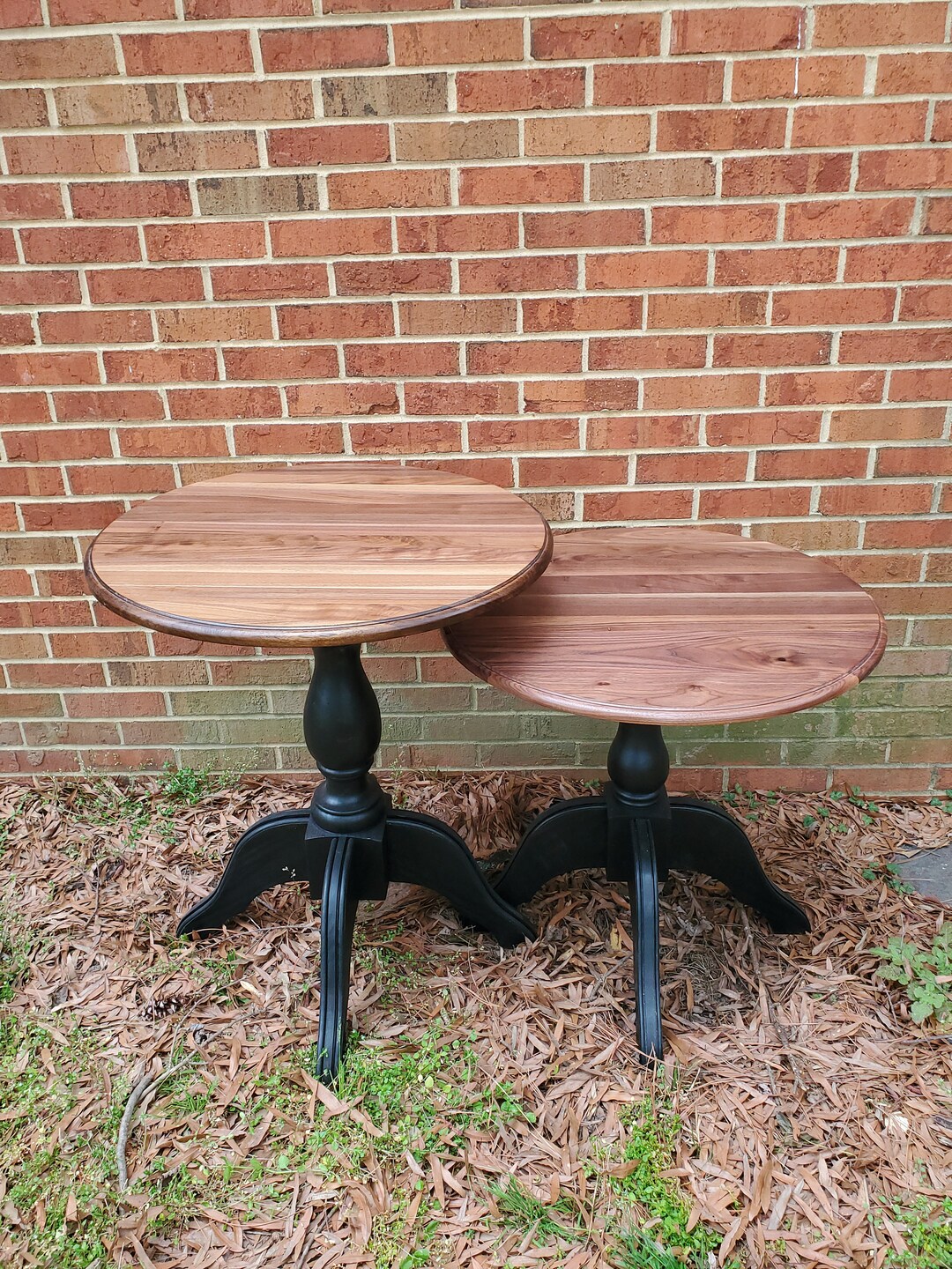 Walnut Rounds Table Top 27 1/2 7/8 Etsy