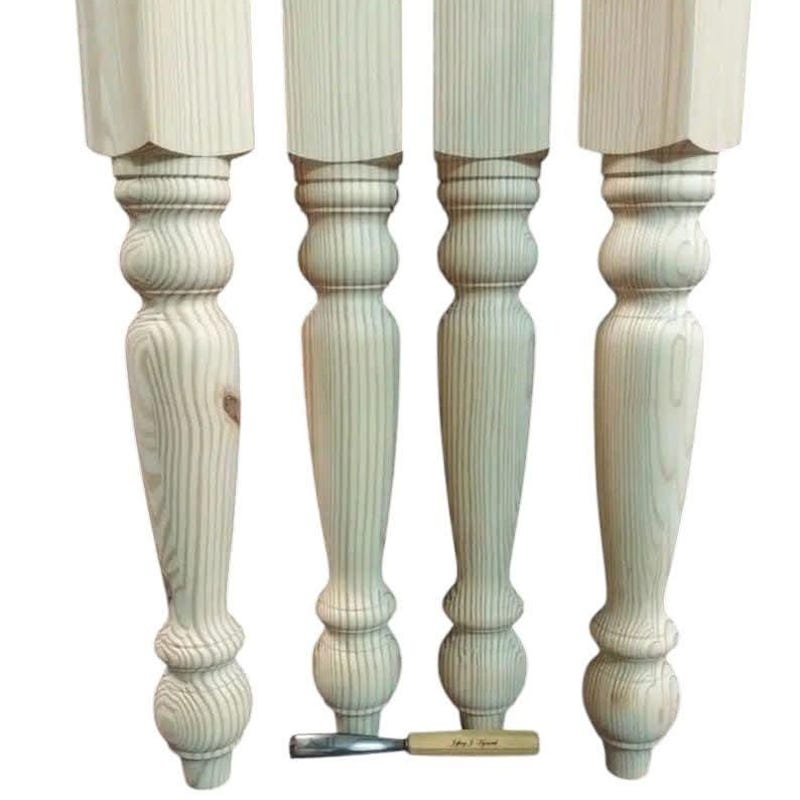 Wooden Dining Table Legs Etsy