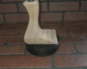 Walnut Cabriole legs,  Set of 4, Hand cut, and sanded, 5 1/4 × 4 3/4, Adjustable levelers, Wider top area provides more room for mounting