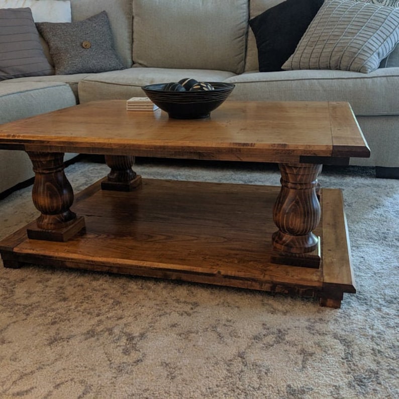 Genuine Hand Turned Balustrade Coffee Table Legs Etsy