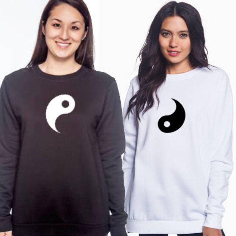 Yin /& Yang Best Friends Sweatshirt Set Best Friend sweatshirts