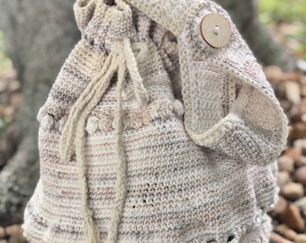 Bolso bandolera de crochet hecho a mano: estilo bohemio