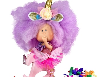 Muñeca Unicornio Mia 12'' de Nines D'Onil / Muñecas hechas a mano