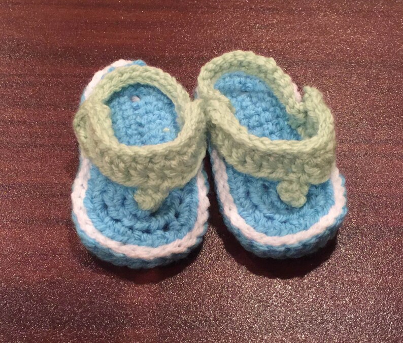 knit baby sandals