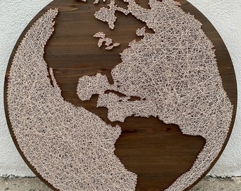 Globe /  World String Art