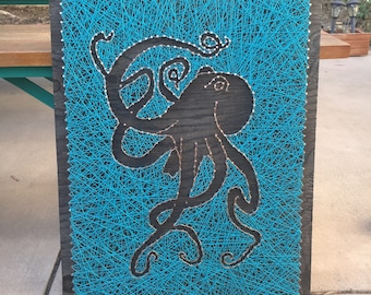 Octopus String Art TEMPLATE/ PATTERN