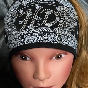 HD&Wings/Hanky/Silver/Polly Pony Headband