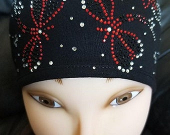 Red/Black Dragonfly's   Polly Pony Headband