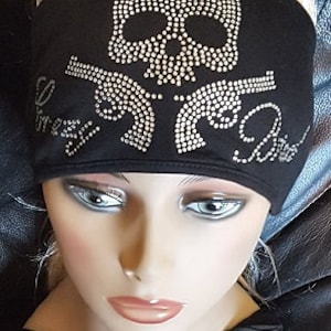 Rhinestone Motorcycle Headband - Etsy display picture 1