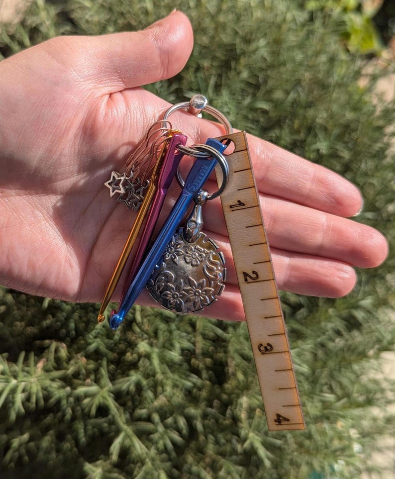 Knitting & Crochet Emergency Tool Kit Great Gift for Knitters or