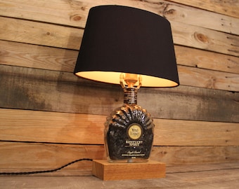 Wild Turkey Bourbon Bottle Lamp / Whiskey Light / Bourbon Barrel Char, Whiskey Lamp, Full Sized Table Lamp, Whiskey Gifts, Kentucky Gifts