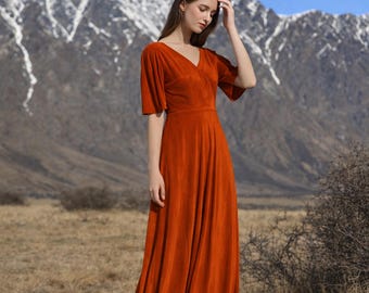 Gold Velvet Maternity Gown, Baby Shower Dress, Elegant Flutter Sleeve A-line Dress - Etsy Gold Velvet Maternity Gown, Baby Shower Dress, Elegant Flutter Sleeve A-line Dress - Etsy