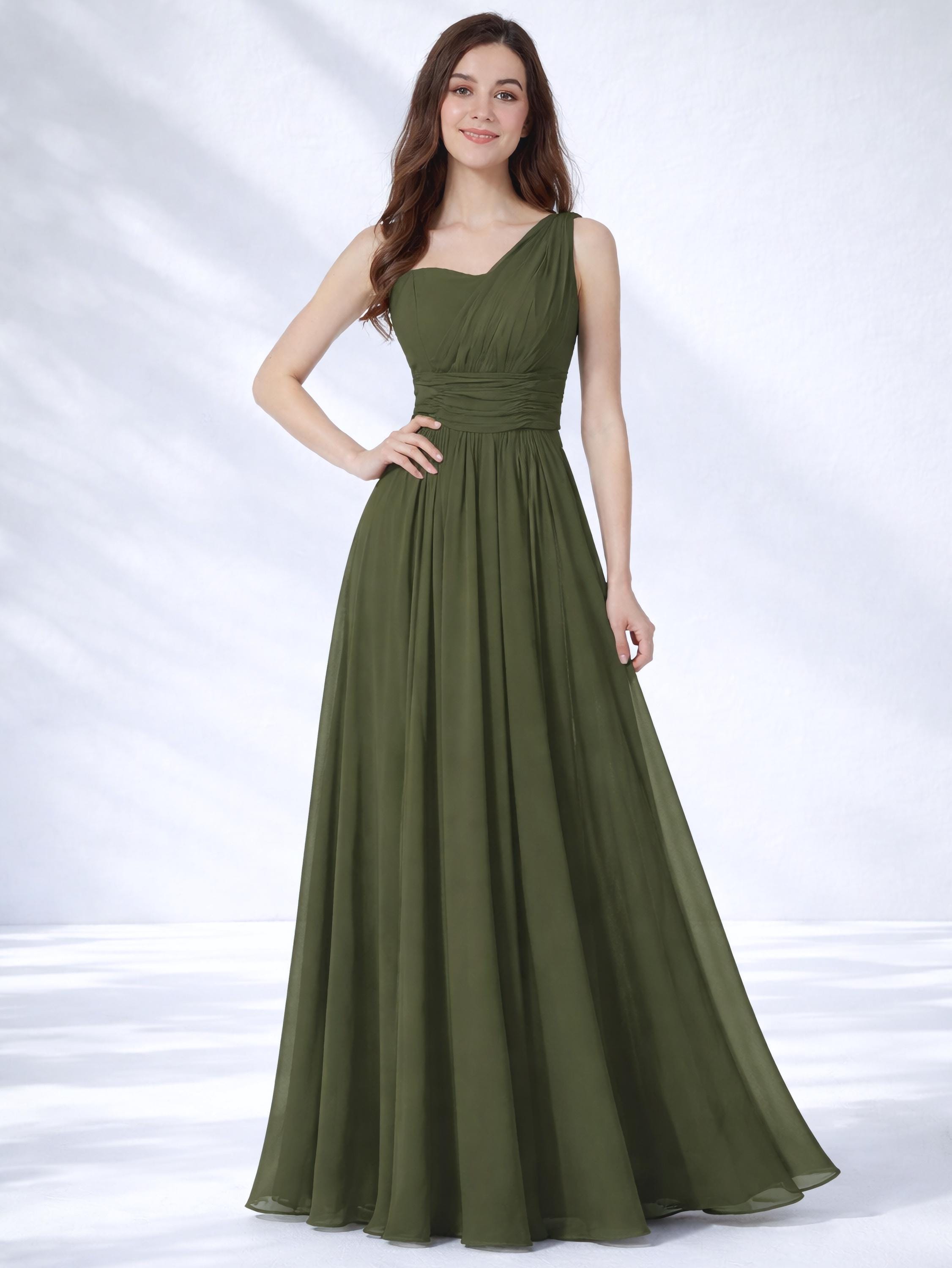 Olive Green Junior Bridesmaid Dress - Etsy