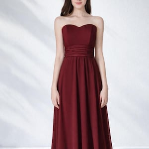 scarlet bridesmaid dresses Burgundy Bridesmaid Dresses