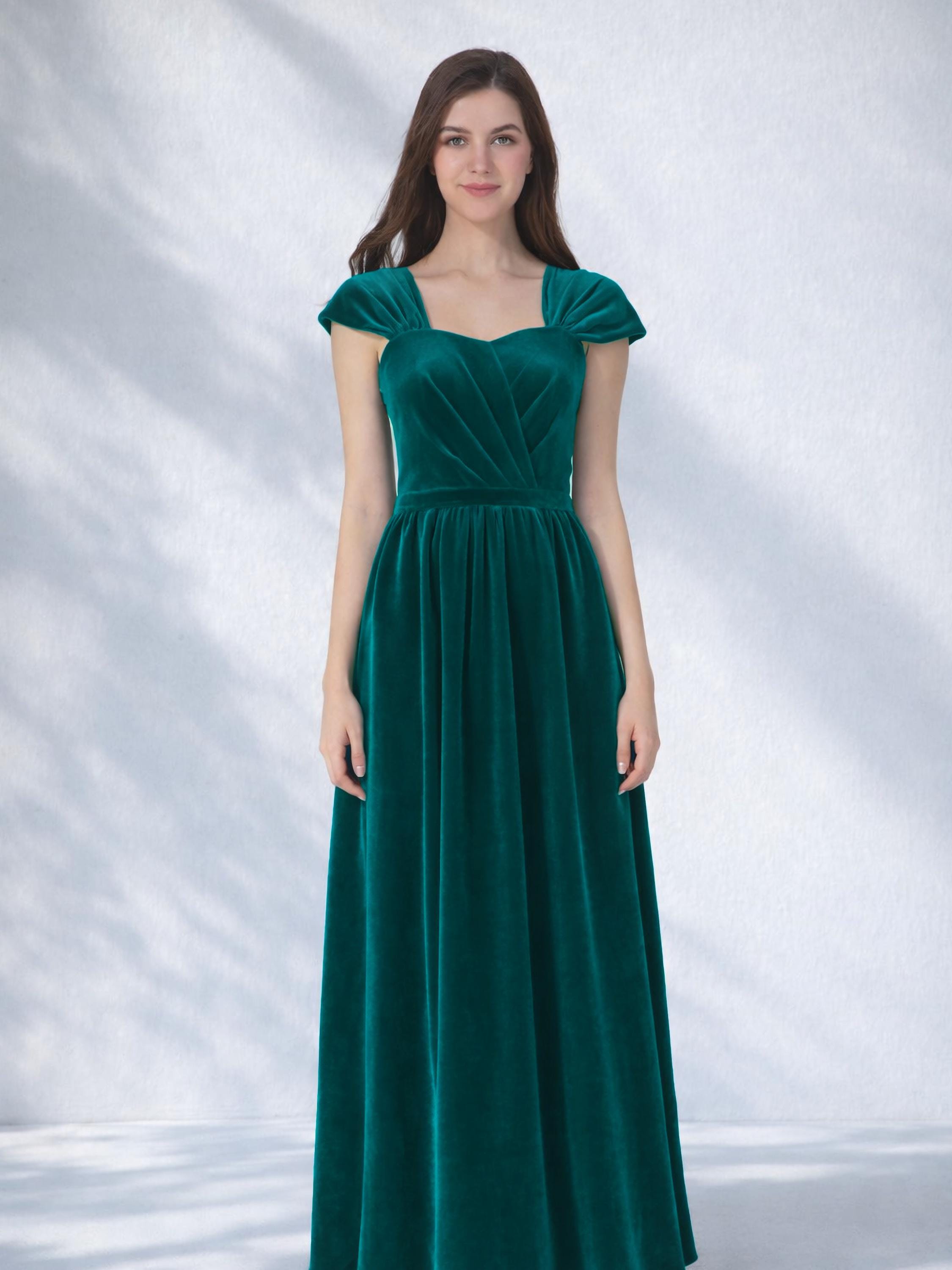 Green Velvet off Shoulder Wedding Guest Dress - Etsy Green Velvet off Shoulder Wedding Guest Dress - Etsy