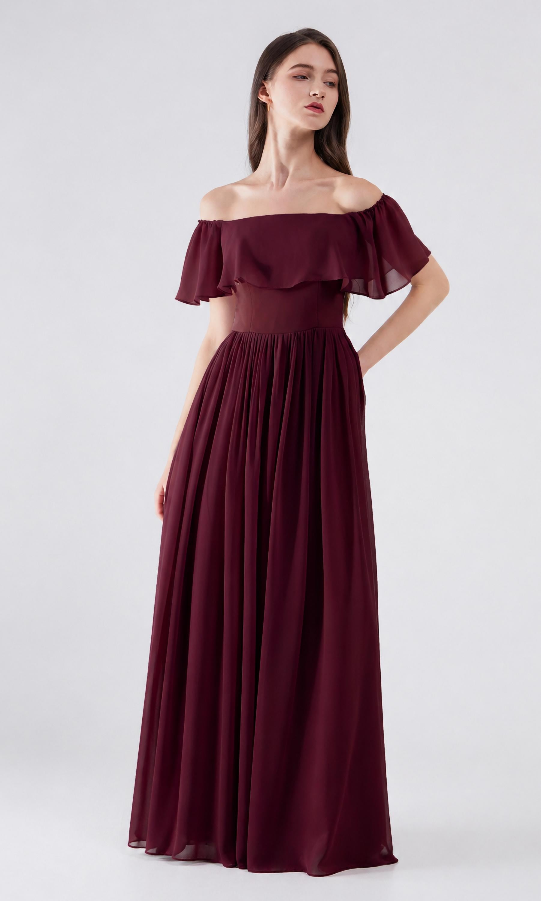 etsy burgandy bridesmaid dresses Delphine Elegant Halter Mermaid Floral Lace Long Mother Of The Bride Dresses, Burgundy