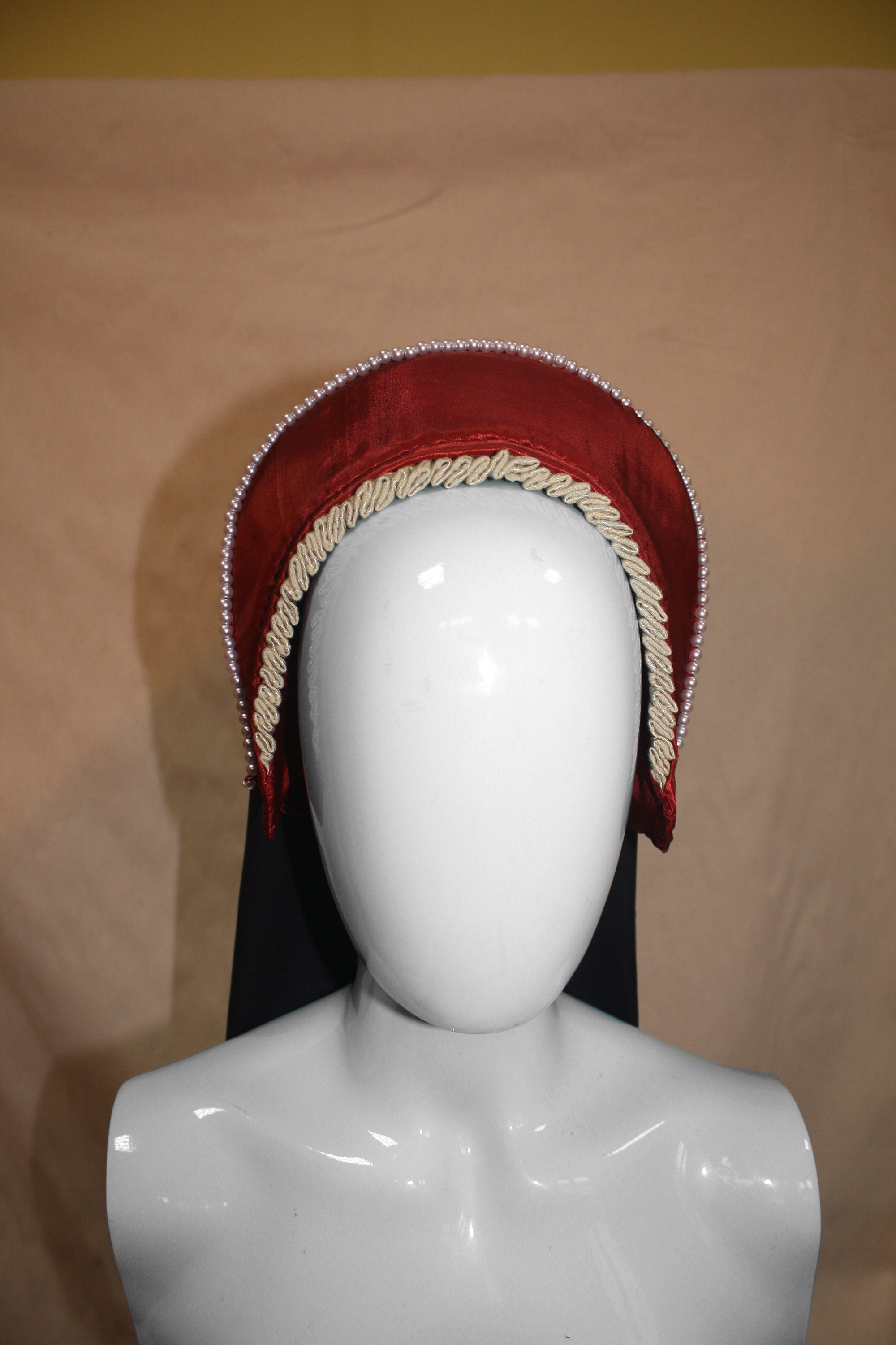 French Hood Tudor Era 15-16th Century Tudor Fashionable Cap - Etsy