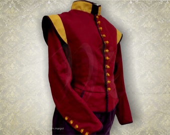 Custom Doublet with Venetian Pants, Court Fashion, Baroque Nobleman, 16th-17th Centuries