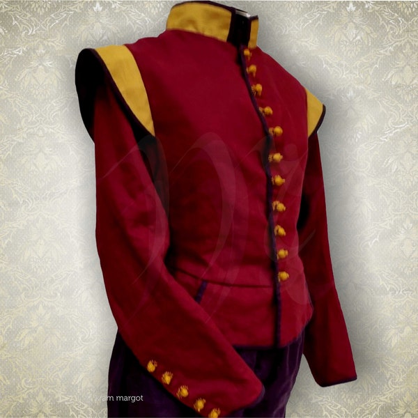 Complete Set | A Doublet with Venetian Pants, Court Fashion, Baroque Nobleman, 16th-17th Centuries