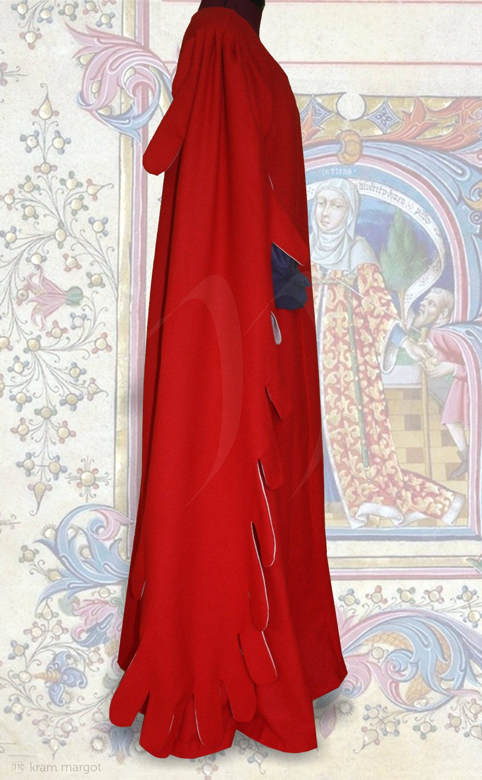 Medieval cotehardie cottehardie cotardie cotehardie with Etsy