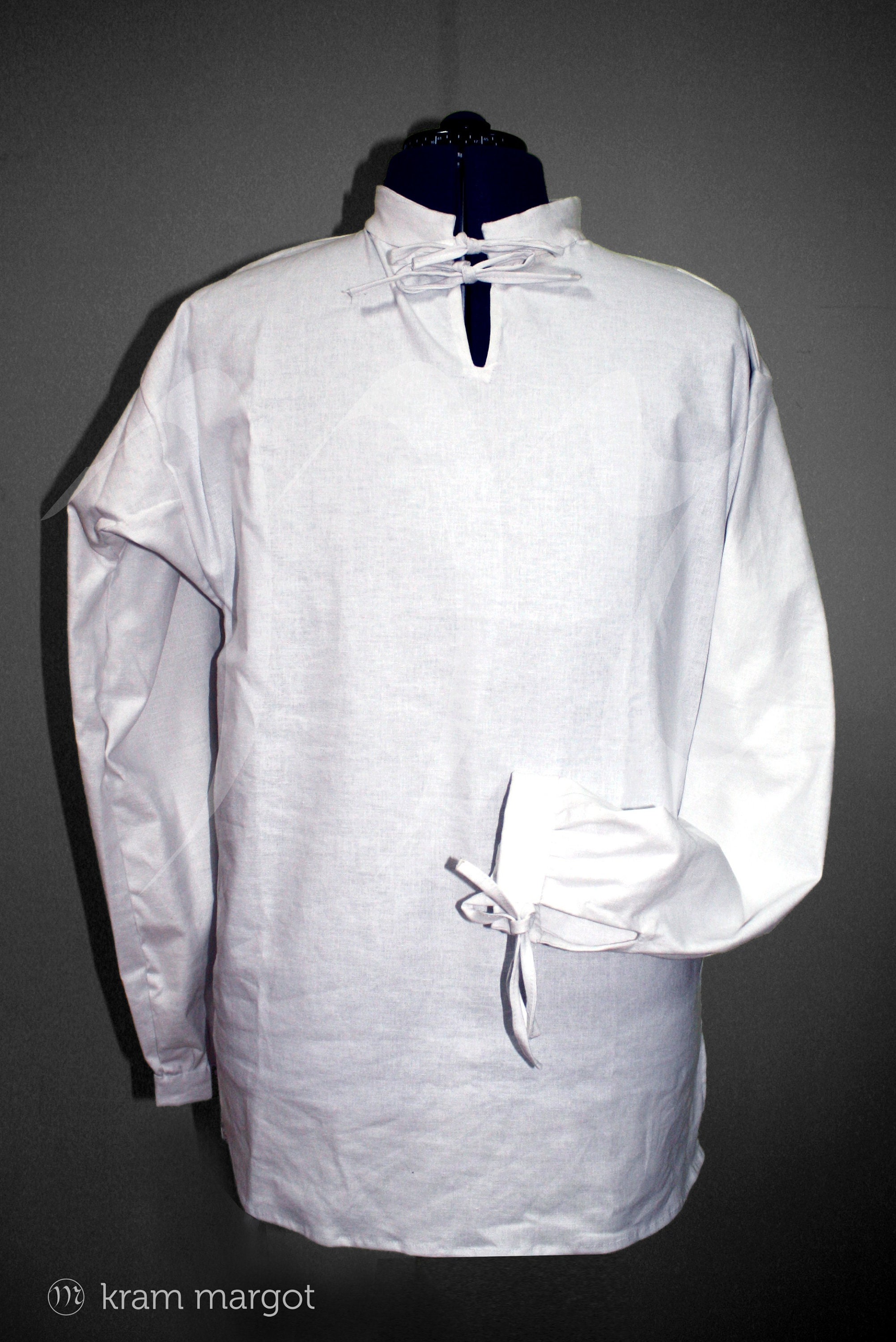 Renaissance Men's Shirt, Elizabethan Underclothing, Basic