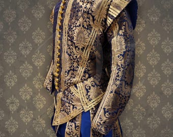 Complete set | Silk Doublet and Trunkhose, Renaissance Silk Jacket, Custom Outfit, Court Fashion, Baroque Nobleman, Tailor-Made Garment