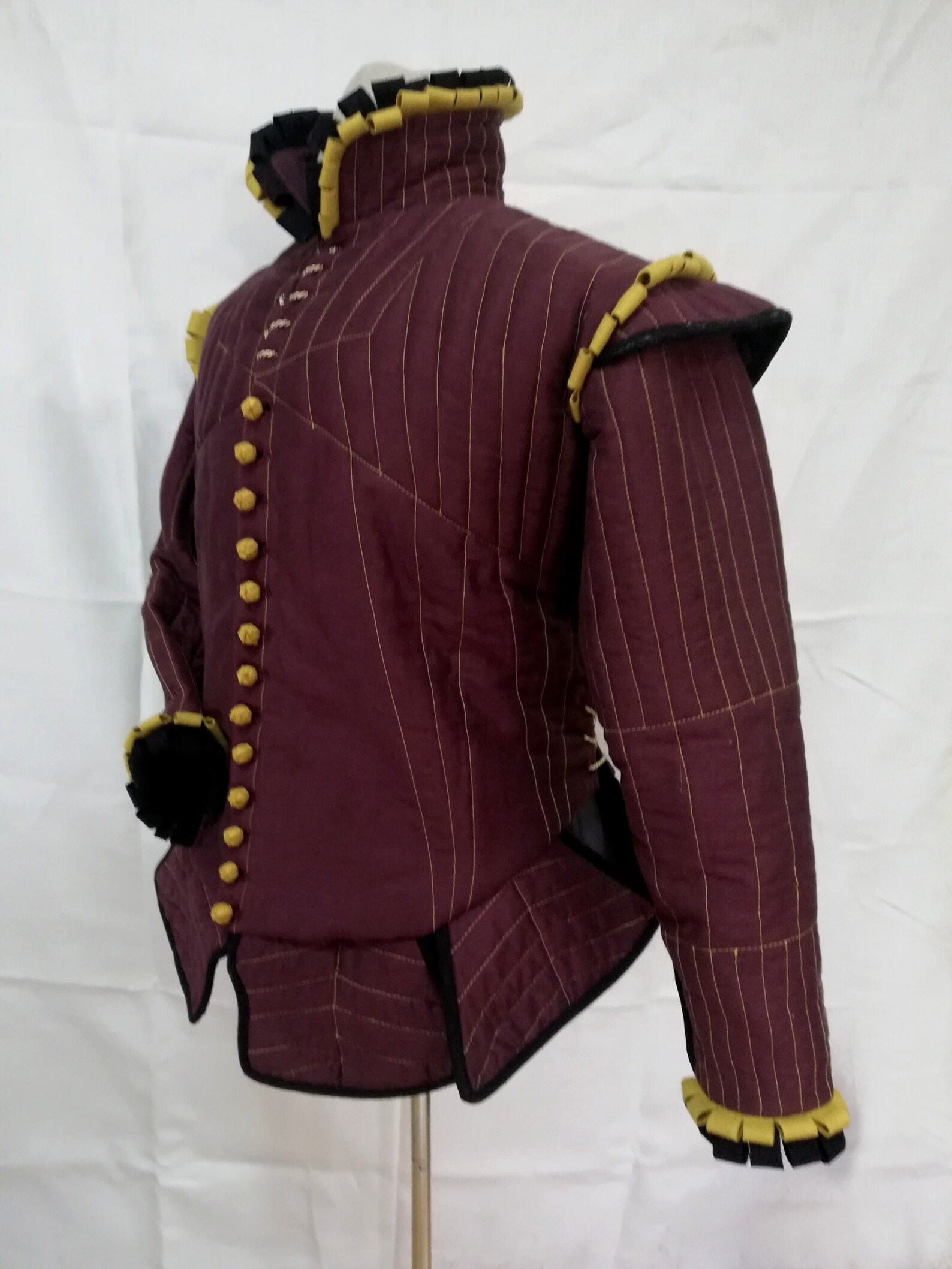 A historical fencing padded jacket. Doublet XVI century. Etsy