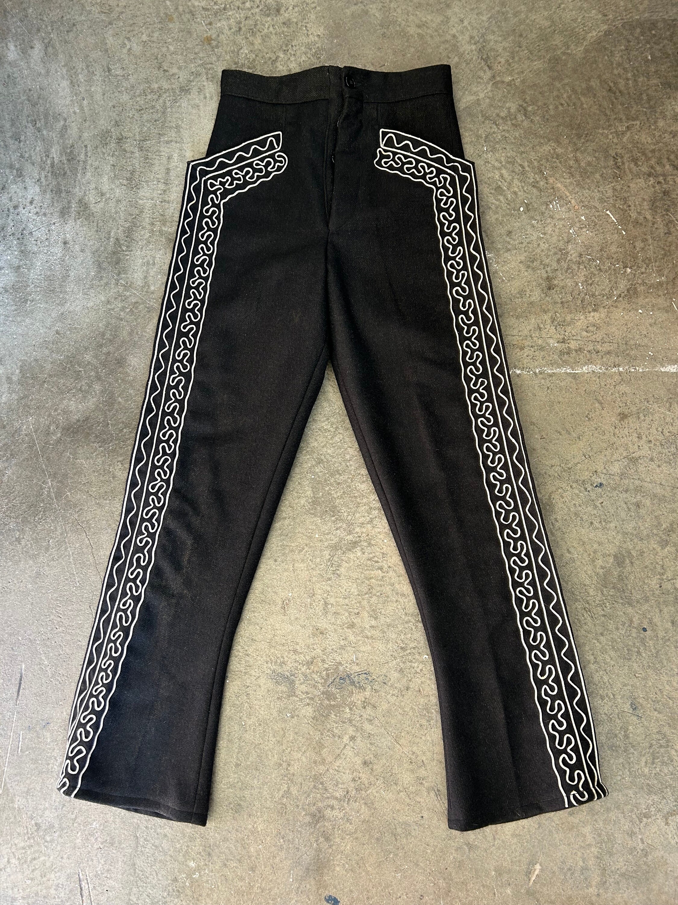 Vintage Mexican Wool Trousers - Etsy